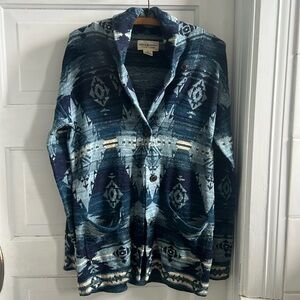 Classic Denim & Supply Ralph Lauren blue sweater cardigan. Size S/P.